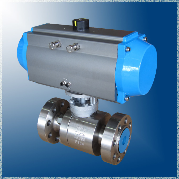 氣動(dòng)法蘭球閥